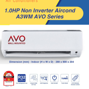 1.0 HP ACSON AVO SERIES NON INVERTER AIR CONDITIONER MODEL A3WM10N